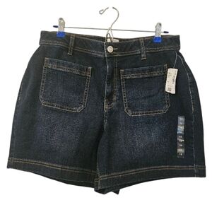 Blue d/C Jeans Penningtons Women's Responsible Curvy-Fit Fashion Denim Shorts